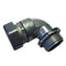 Connectors, Compression, 90°, Large Radius, EMT to Box, Zinc Die Cast