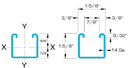 eSTRUT™ Cold Form Strut Channel, 14 Gauge, 1-5/8" x 1-5/8"
