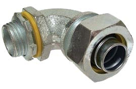 Liquid Tight Connectors, 45°, Malleable
