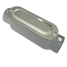 Conduit Body, EMT-RIGID, Type C, w/ Cover & Gasket, Aluminum