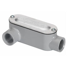 Conduit Body, RIGID, Type LR, w/Cover & Gasket, Aluminum