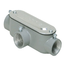 Conduit Body, EMT-RIGID, Type T, w/Cover & Gasket, Aluminum