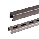 Strut Channel, Standard, Slotted & Shallow, Stainless Steel