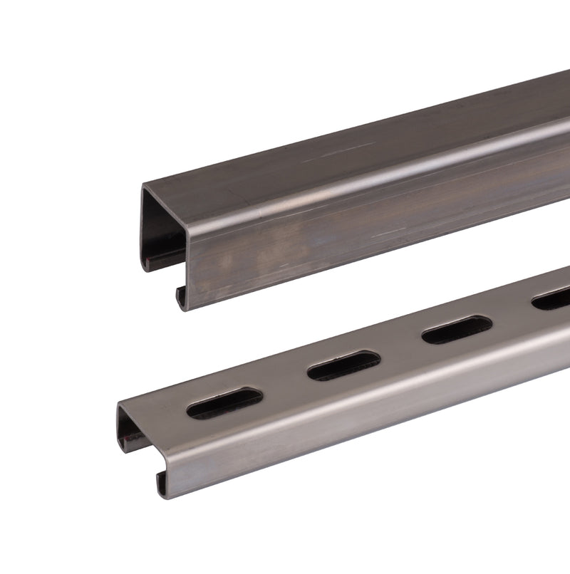 Strut Channel, Standard, Slotted & Shallow, Stainless Steel ...