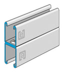 eSTRUT™ Cold Formed Strut Channel, 12 Gauge, 1-5/8" x 4-7/8" Back-to-Back