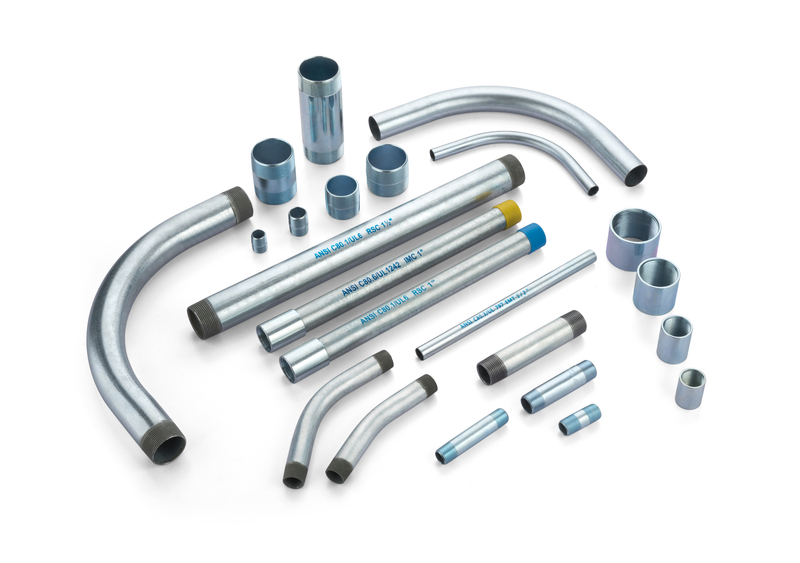 Elbows, 45°, RIGID/IMC Conduit, Hot Dipped, Galvanized Steel