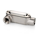 Conduit Body, RIGID/IMC, Type LR, w/Cover & Gasket, Stainless Steel