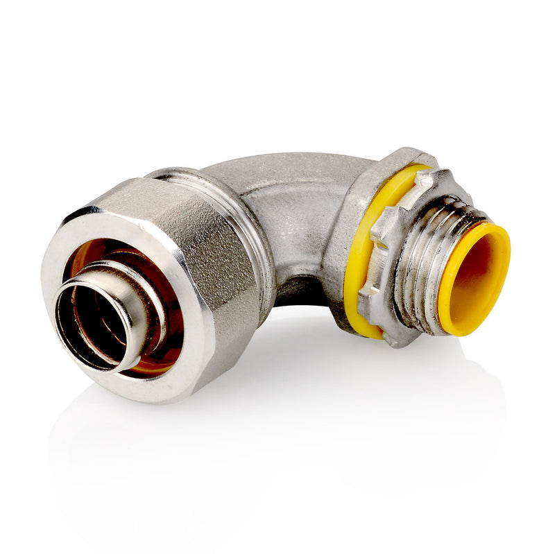 Liquid Tight Connectors, 90°, Stainless Steel
