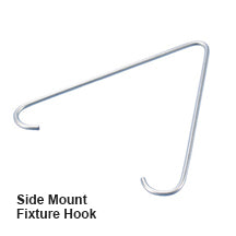 Hooks, Fixture, Top & Side Mount, Steel