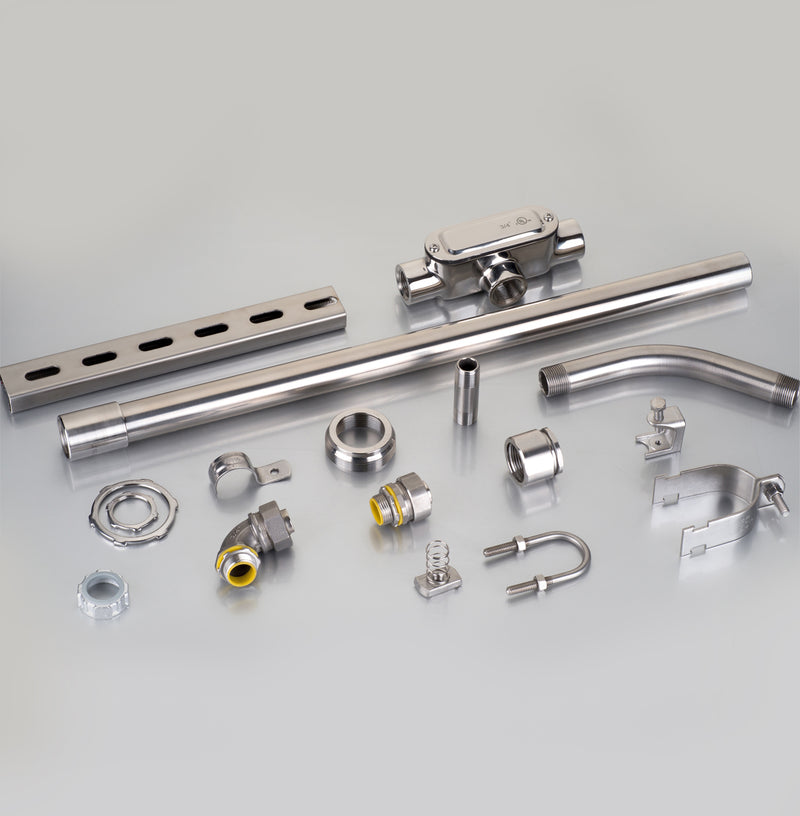 Conduit Body, RIGID, Type C, w/Cover & Gasket, Stainless Steel