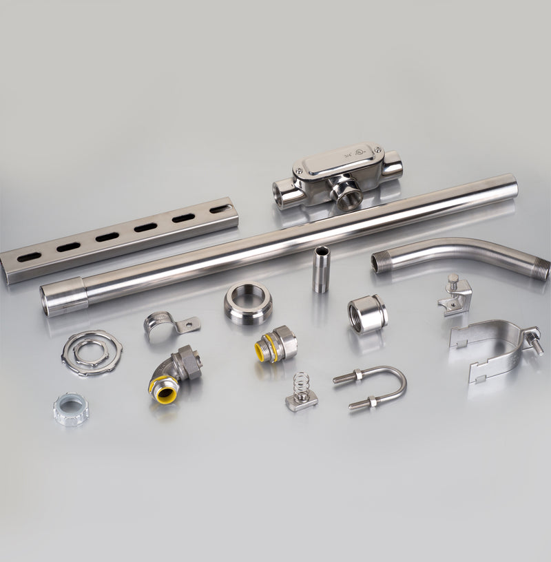 Strut Channel, Standard, Slotted & Shallow, Stainless Steel